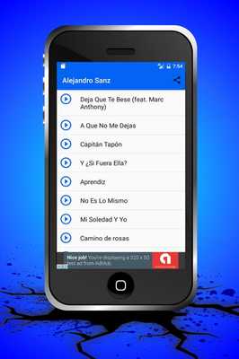 Emulate Android APK Alejandro Sanz Deja Que Te