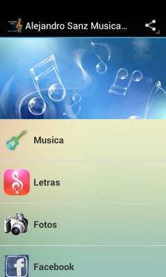 Emulate Android APK Alejandro Sanz Musica  Letras