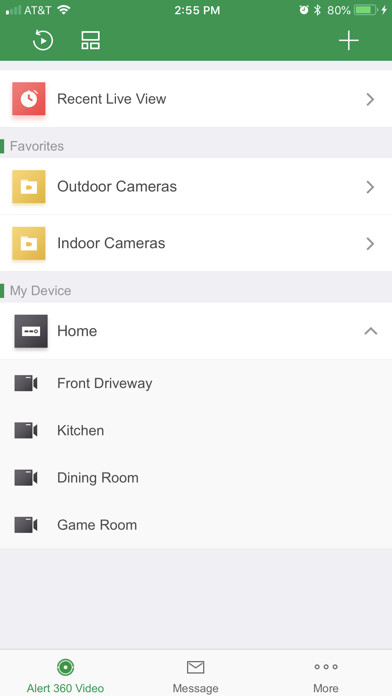 Emulate iPhone app Alert 360 Video using MyAndroid