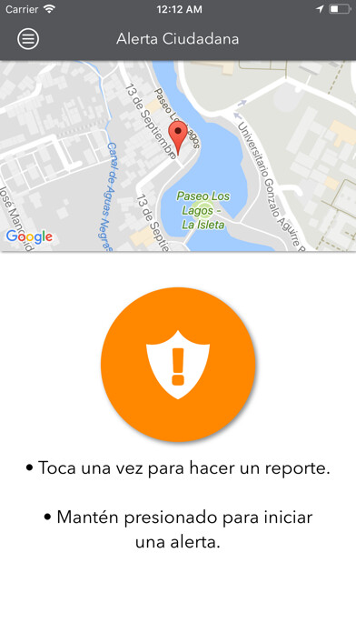 Emulate iPhone app Alerta Ciudadana Veracruz using MyAndroid Emulate iPhone app Alerta Ciudadana Veracruz using MyAndroid