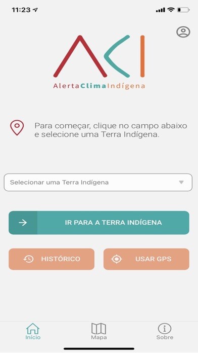 Emulate iPhone app Alerta Clima Indígena - ACI using MyAndroid Emulate iPhone app Alerta Clima Indígena - ACI using MyAndroid