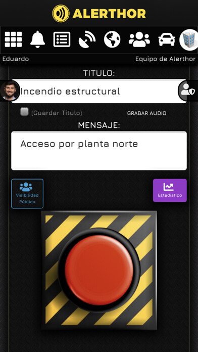 Emulate iPhone app Alerthor using MyAndroid