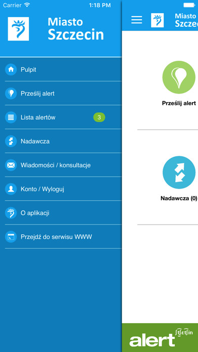 Emulate iPhone app Alert Szczecin 2.0 using MyAndroid Emulate iPhone app Alert Szczecin 2.0 using MyAndroid