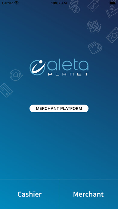 Emulate iPhone app Aleta Planet Merchant using MyAndroid