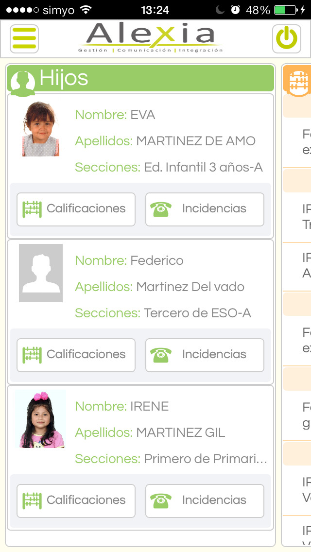 Emulate iPhone app Alexia Educación using MyAndroid Emulate iPhone app Alexia Educación using MyAndroid