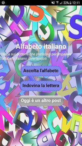 Run android online APK Alfabeto italiano from MyAndroid or emulate Alfabeto italiano using MyAndroid