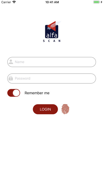 Emulate iPhone app Alfa Scan Portal using MyAndroid