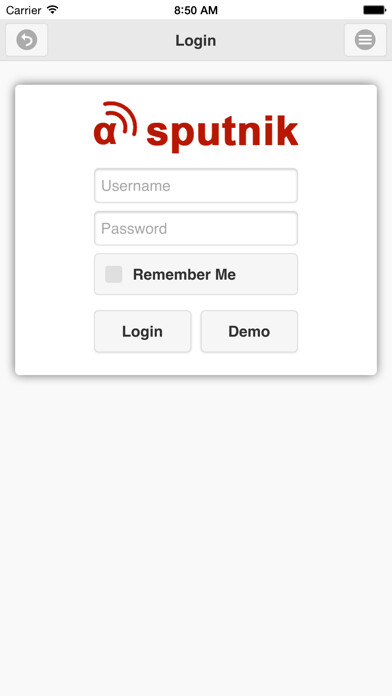 Emulate iPhone app AlfaSputnik using MyAndroid