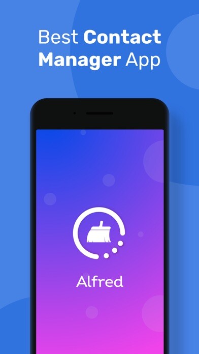 Emulate iPhone app Alfred · Contact Cleaner using MyAndroid