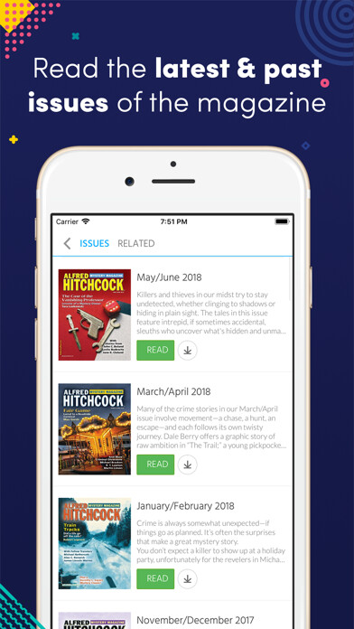 Emulate iPhone app Alfred Hitchcock Mystery Mag using MyAndroid Emulate iPhone app Alfred Hitchcock Mystery Mag using MyAndroid
