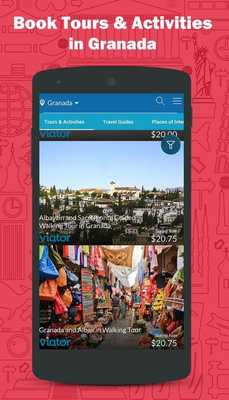 Emulate Android APK Alhambra Palace Granada Spain