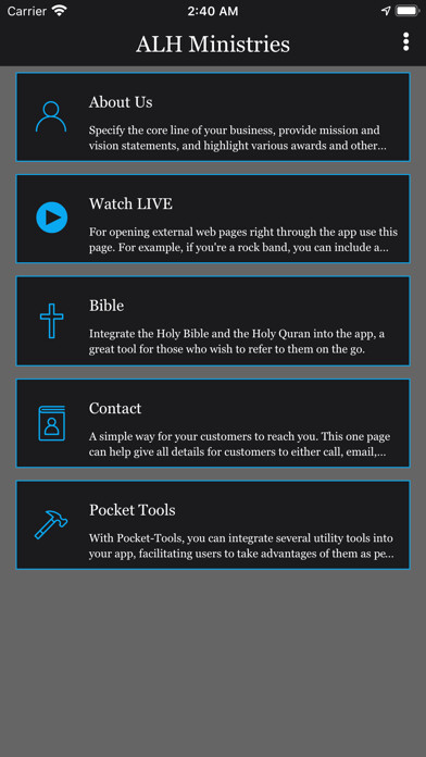 Emulate iPhone app ALH Ministries using MyAndroid Emulate iPhone app ALH Ministries using MyAndroid
