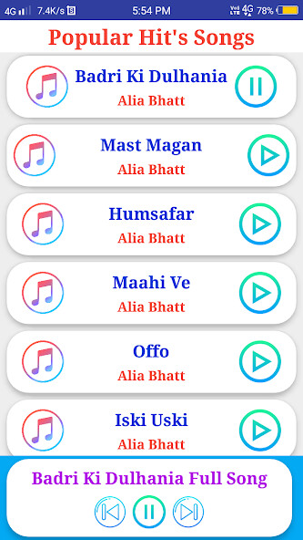 Run android online APK Alia Bhatt Songs  Ringtones from MyAndroid or emulate Alia Bhatt Songs  Ringtones using MyAndroid