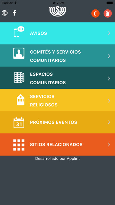 Emulate iPhone app Alianza Monte Sinai using MyAndroid Emulate iPhone app Alianza Monte Sinai using MyAndroid