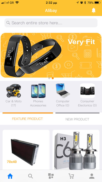 Emulate iPhone app Alibay using MyAndroid