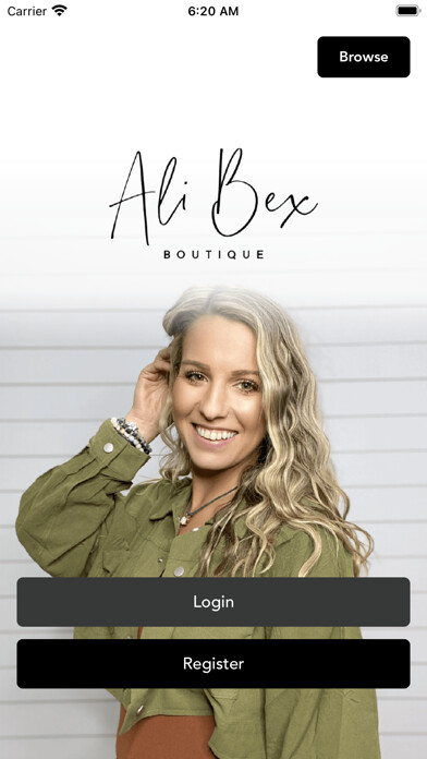 Emulate iPhone app Ali Bex Boutique using MyAndroid