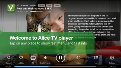 Emulate iPhone app Alice Player IPTV Ott using MyAndroid