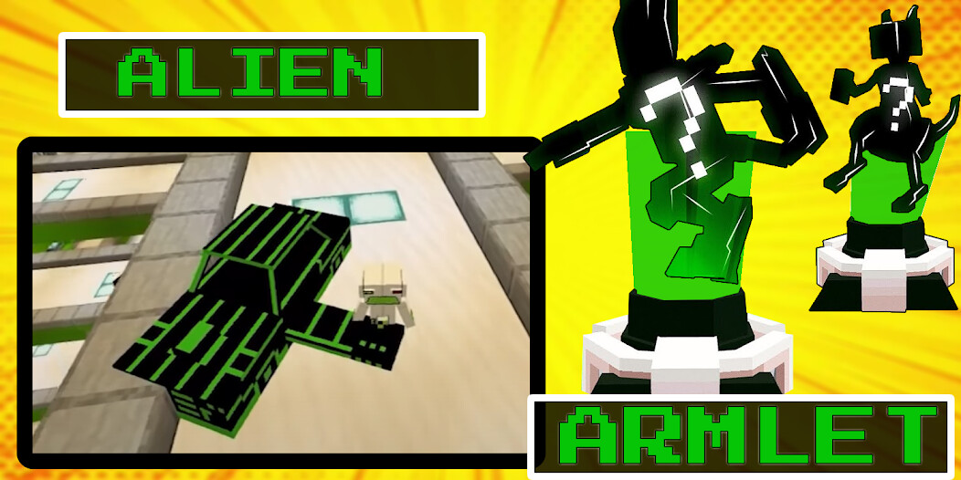 Run android online APK Alien armlet mod from MyAndroid or emulate Alien armlet mod using MyAndroid