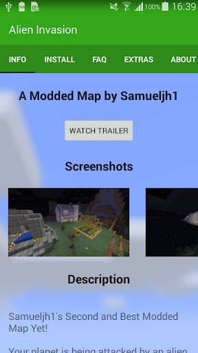 Run android online APK Alien Invasion: MCPE from MyAndroid or emulate Alien Invasion: MCPE using MyAndroid