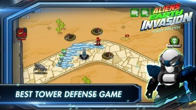 Emulate iPhone app Aliens Earth Invasion TD using MyAndroid