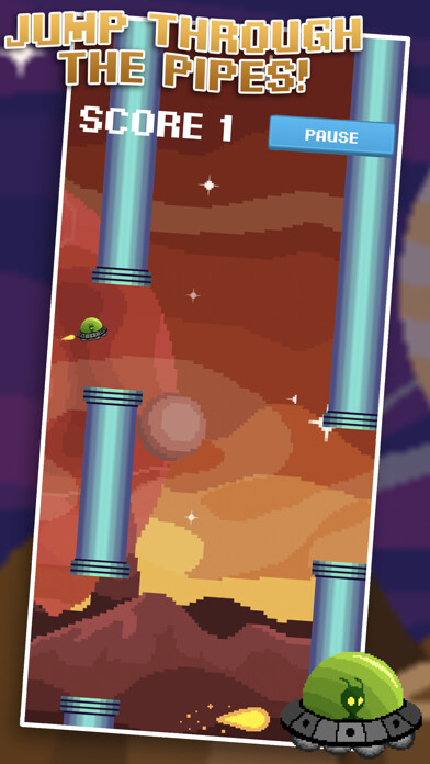 Emulate iPhone app Alien Tapper using MyAndroid