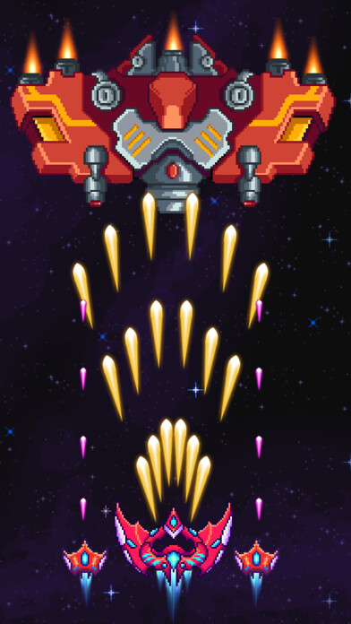 Emulate iPhone app Alien War Spaceship Shooter using MyAndroid
