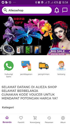 Run android online APK alieza shoping (pusat produk impor terbaru) from MyAndroid or emulate alieza shoping (pusat produk impor terbaru) using MyAndroid