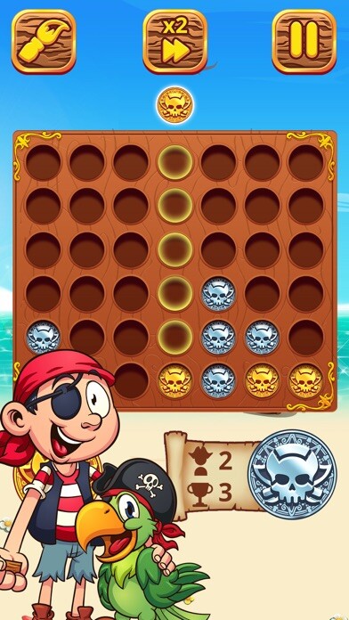 Emulate iPhone app Align 4 : Pirates Edition using MyAndroid Emulate iPhone app Align 4 : Pirates Edition using MyAndroid