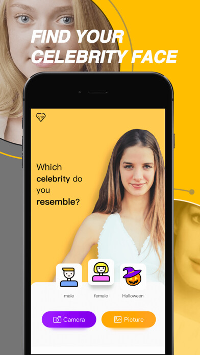 Emulate iPhone app ALikeMe - Look Like Me using MyAndroid