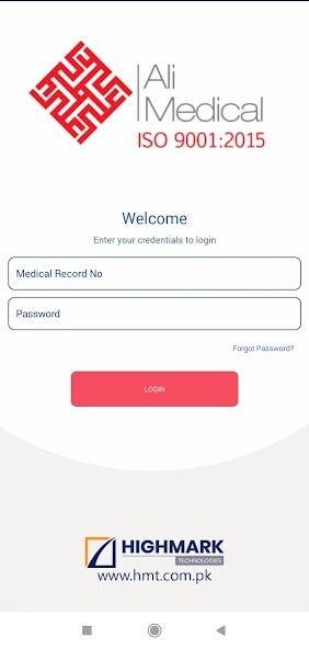 Run android online APK Ali Medical Patient App from MyAndroid or emulate Ali Medical Patient App using MyAndroid