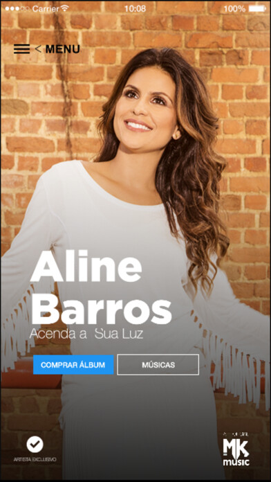 Emulate iPhone app Aline Barros - Oficial using MyAndroid Emulate iPhone app Aline Barros - Oficial using MyAndroid