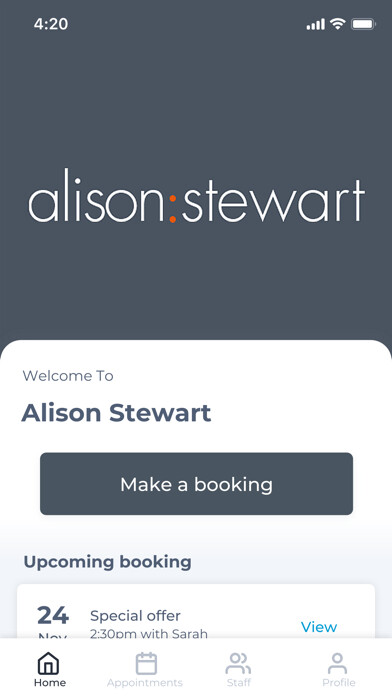 Emulate iPhone app Alison Stewart using MyAndroid