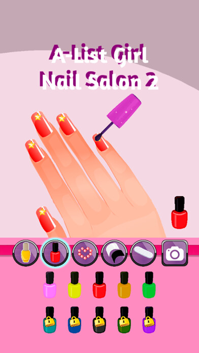Emulate iPhone app A-List Girl: Nail Salon 2 using MyAndroid
