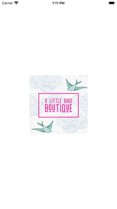Emulate iPhone app A Little Bird Boutique using MyAndroid