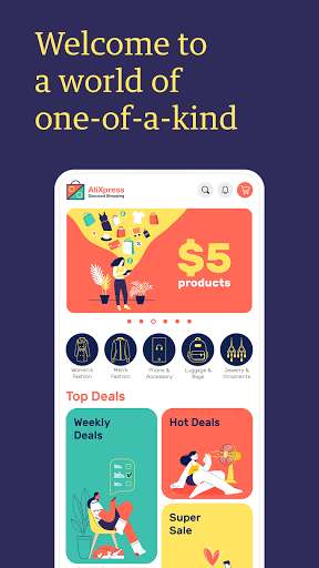 Run android online APK AliXpress Discount Shopping - Deals and Coupons from MyAndroid or emulate AliXpress Discount Shopping - Deals and Coupons using MyAndroid
