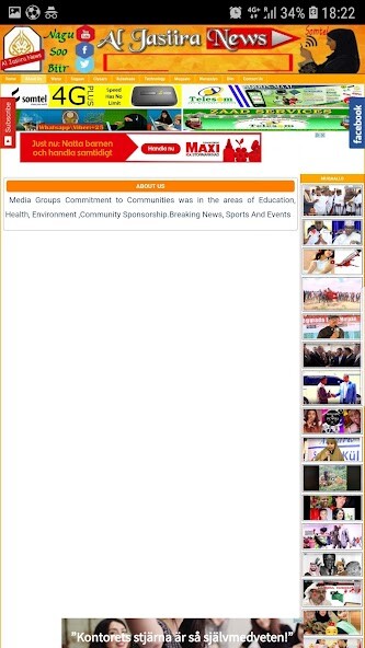 Run android online APK Al Jasiira News Somali from MyAndroid or emulate Al Jasiira News Somali using MyAndroid