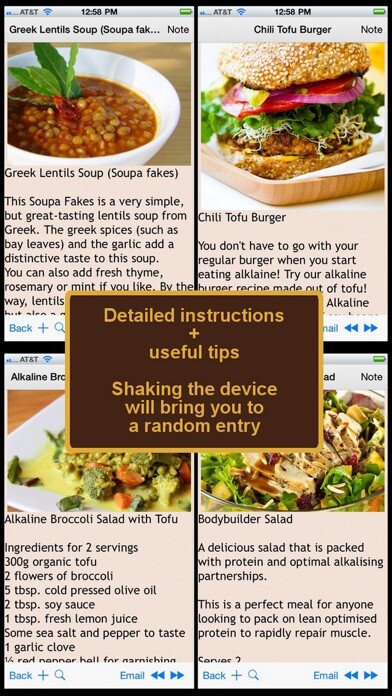 Emulate iPhone app Alkaline Diet Recipes Plus+ using MyAndroid Emulate iPhone app Alkaline Diet Recipes Plus+ using MyAndroid