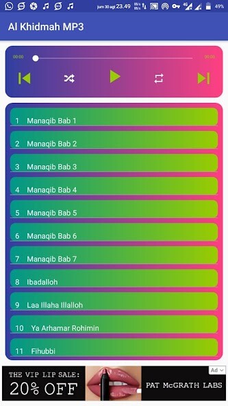 Run android online APK Al Khidmah Mp3 Offline from MyAndroid or emulate Al Khidmah Mp3 Offline using MyAndroid