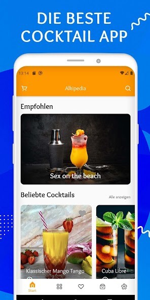 Run android online APK Alkipedia - Cocktails  Drinks from MyAndroid or emulate Alkipedia - Cocktails  Drinks using MyAndroid