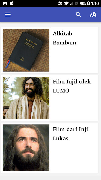 Run android online APK Alkitab Bambam from MyAndroid or emulate Alkitab Bambam using MyAndroid