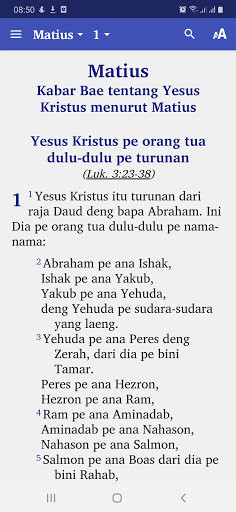 Run android online APK Alkitab Maluku Utara from MyAndroid or emulate Alkitab Maluku Utara using MyAndroid