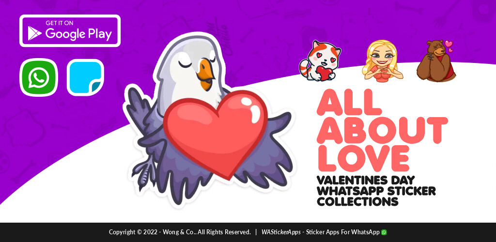 Run android online APK All About Love Stickers from MyAndroid or emulate All About Love Stickers using MyAndroid