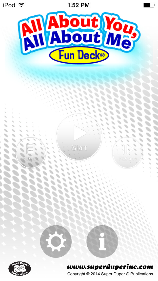 Emulate iPhone app All About You All About Me Fun Deck using MyAndroid Emulate iPhone app All About You All About Me Fun Deck using MyAndroid