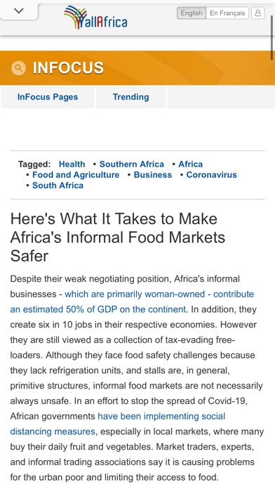Emulate iPhone app AllAfrica using MyAndroid Emulate iPhone app AllAfrica using MyAndroid