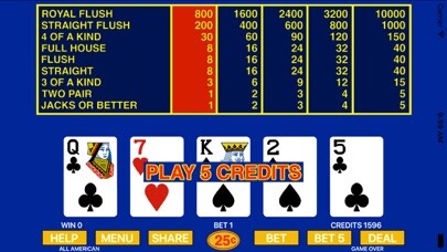 Emulate iPhone app All American - Poker Game using MyAndroid