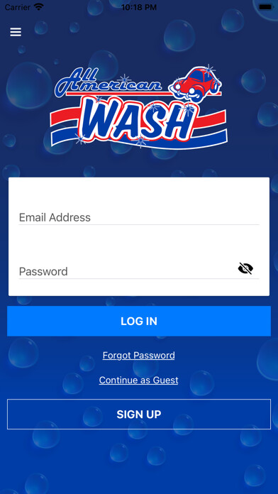 Emulate iPhone app All American Wash using MyAndroid Emulate iPhone app All American Wash using MyAndroid