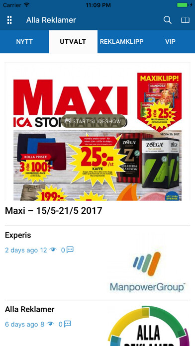 Emulate iPhone app Alla Reklamer using MyAndroid Emulate iPhone app Alla Reklamer using MyAndroid