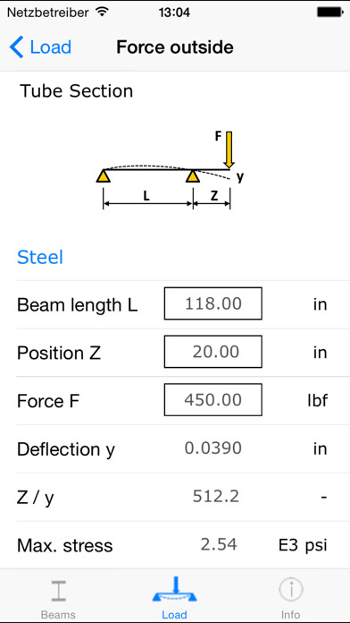 Emulate iPhone app All Beam Designer using MyAndroid Emulate iPhone app All Beam Designer using MyAndroid