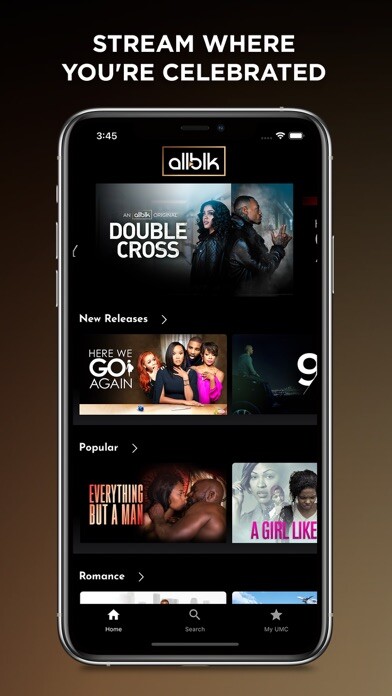 Emulate iPhone app ALLBLK: TV & Film using MyAndroid Emulate iPhone app ALLBLK: TV & Film using MyAndroid