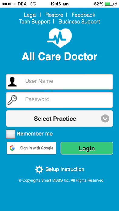 Emulate iPhone app All Care Doctor Practice using MyAndroid Emulate iPhone app All Care Doctor Practice using MyAndroid